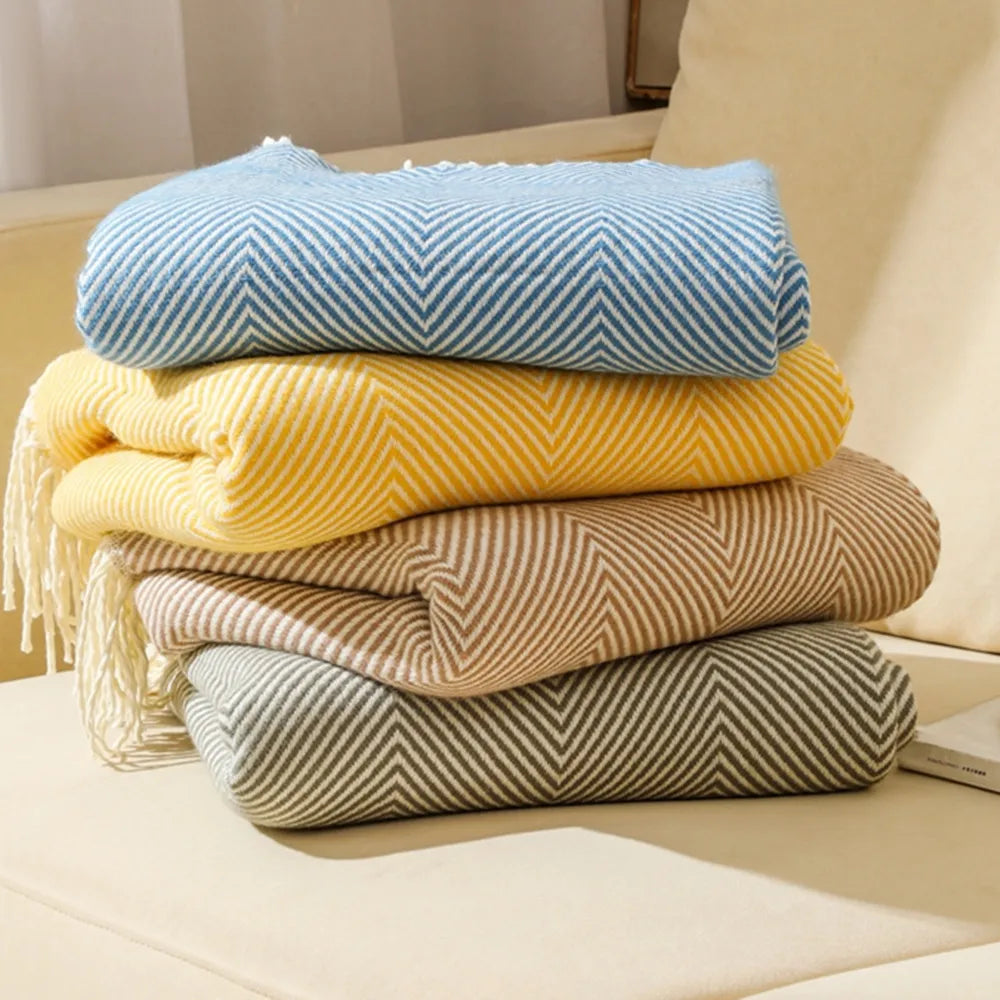Weave Throw Set 4 colors