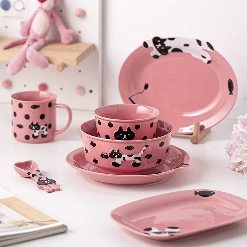 MeowCharm Dinner Set