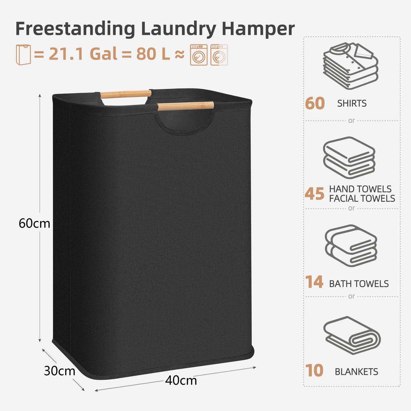 Laundry Basket White